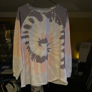 Vibrant Tie-Dye Long Sleeve Top